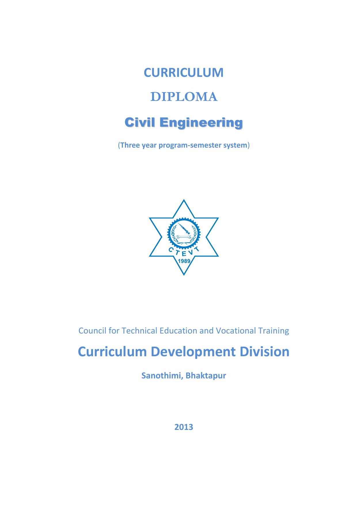 Diploma Civil Engineering, 2013